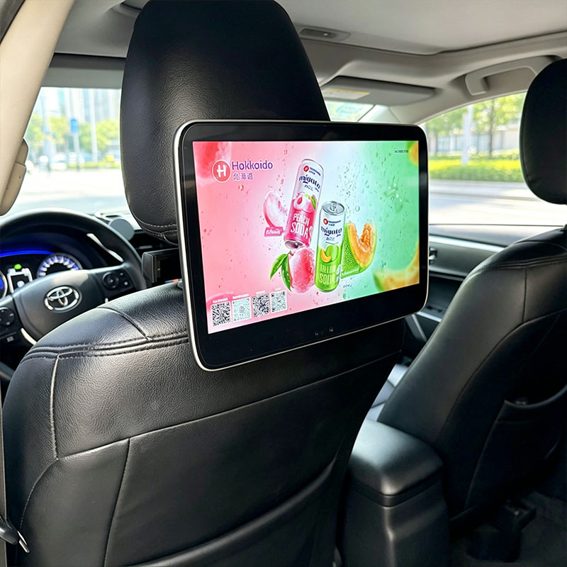 Rideshare Rear Seat Digital Advertising