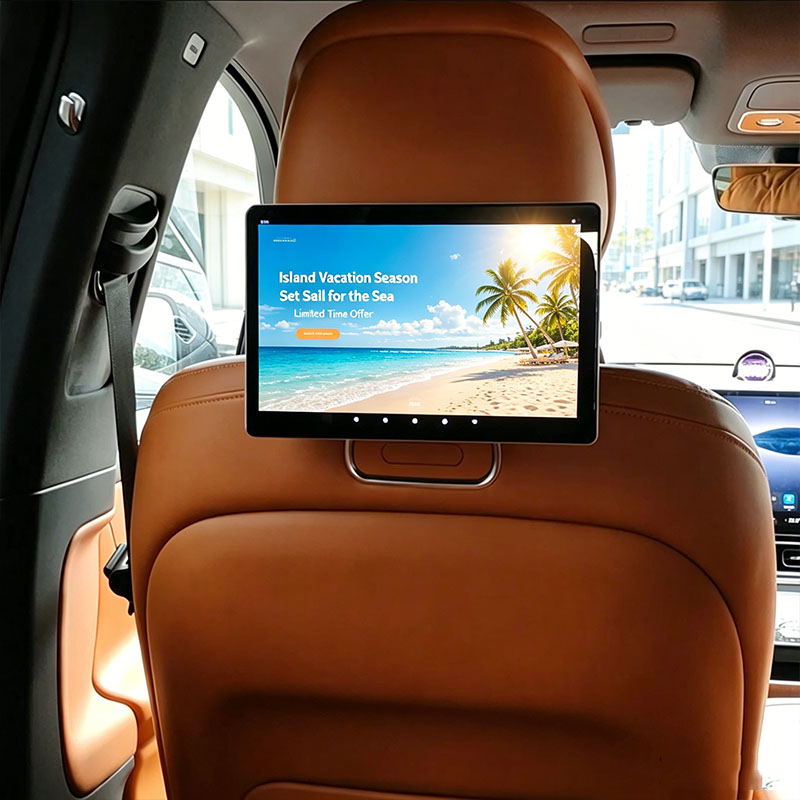 Taxi LCD screen