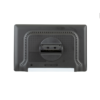 Rear view of a 10.1 inch taxi headrest display showing the speaker and mounting structure