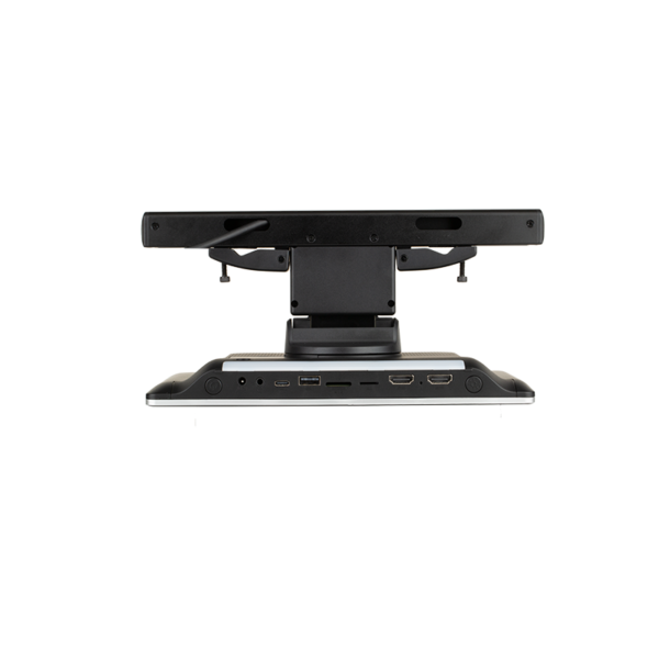 10.1 inch taxi headrest display installed with a secure anti-theft mounting bracket.
