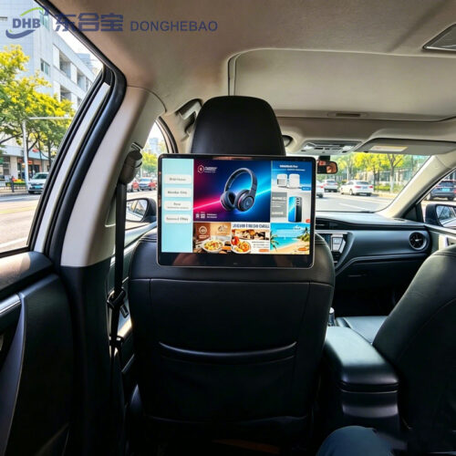 Taxi Headrest Advertising Display