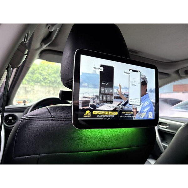 1068 Taxi Headrest Advertising Display