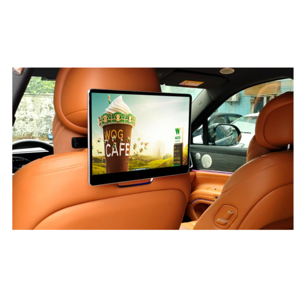 12.2 inch taxi display supporting taxi meter integration for real-time trip information.