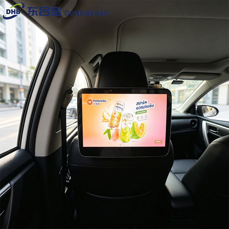 taxi advertising display