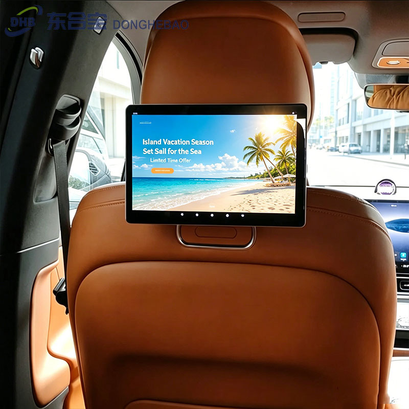 Android taxi headrest display