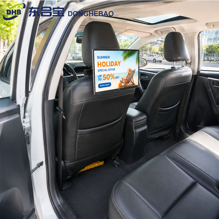 Android taxi headrest display