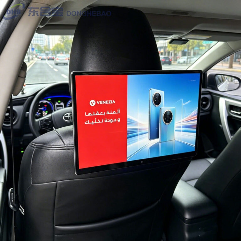 Taxi Rear Seat Android Advertising Machine